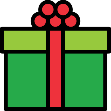 Hediye Kutusu Simgesi Simgesi PNG Yüksek Çözünürlük Şeffaf Arkaplan Vektörü İllüstrasyonu Doğum Günü Yıldönümü Yıldönümü Hediye Paketi Düz Tasarım Dijital Sanat Grafik İndirmesi