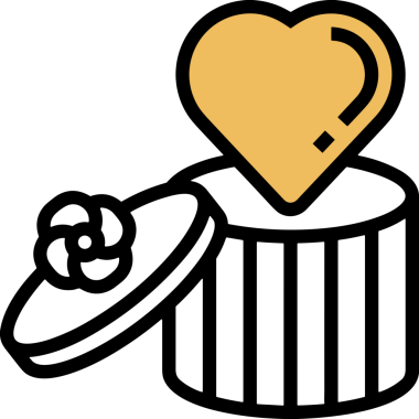 Hediye Kutusu Simgesi Simgesi PNG Yüksek Çözünürlük Şeffaf Arkaplan Vektörü İllüstrasyonu Doğum Günü Yıldönümü Yıldönümü Hediye Paketi Düz Tasarım Dijital Sanat Grafik İndirmesi