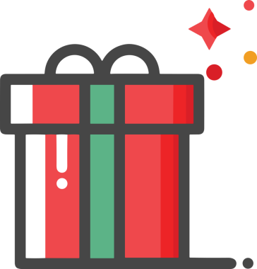 Hediye Kutusu Simgesi Simgesi PNG Yüksek Çözünürlük Şeffaf Arkaplan Vektörü İllüstrasyonu Doğum Günü Yıldönümü Yıldönümü Hediye Paketi Düz Tasarım Dijital Sanat Grafik İndirmesi