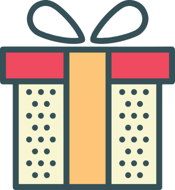 Hediye Kutusu Simgesi Simgesi PNG Yüksek Çözünürlük Şeffaf Arkaplan Vektörü İllüstrasyonu Doğum Günü Yıldönümü Yıldönümü Hediye Paketi Düz Tasarım Dijital Sanat Grafik İndirmesi