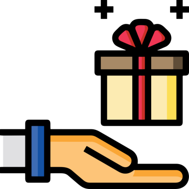 Hediye Kutusu Simgesi Simgesi PNG Yüksek Çözünürlük Şeffaf Arkaplan Vektörü İllüstrasyonu Doğum Günü Yıldönümü Yıldönümü Hediye Paketi Düz Tasarım Dijital Sanat Grafik İndirmesi