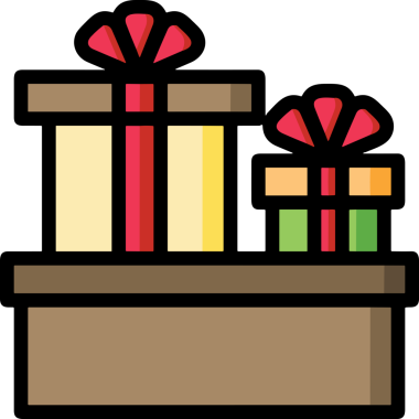 Hediye Kutusu Simgesi Simgesi PNG Yüksek Çözünürlük Şeffaf Arkaplan Vektörü İllüstrasyonu Doğum Günü Yıldönümü Yıldönümü Hediye Paketi Düz Tasarım Dijital Sanat Grafik İndirmesi