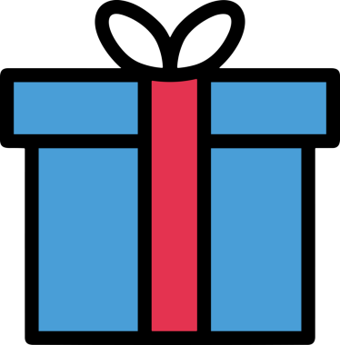 Hediye Kutusu Simgesi Simgesi PNG Yüksek Çözünürlük Şeffaf Arkaplan Vektörü İllüstrasyonu Doğum Günü Yıldönümü Yıldönümü Hediye Paketi Düz Tasarım Dijital Sanat Grafik İndirmesi