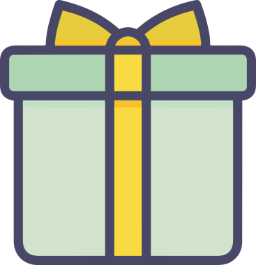 Hediye Kutusu Simgesi Simgesi PNG Yüksek Çözünürlük Şeffaf Arkaplan Vektörü İllüstrasyonu Doğum Günü Yıldönümü Yıldönümü Hediye Paketi Düz Tasarım Dijital Sanat Grafik İndirmesi