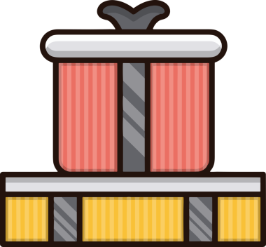 Hediye Kutusu Simgesi Simgesi PNG Yüksek Çözünürlük Şeffaf Arkaplan Vektörü İllüstrasyonu Doğum Günü Yıldönümü Yıldönümü Hediye Paketi Düz Tasarım Dijital Sanat Grafik İndirmesi