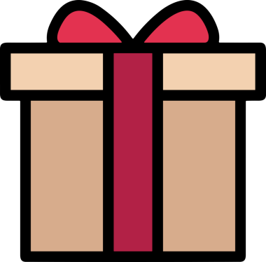 Hediye Kutusu Simgesi Simgesi PNG Yüksek Çözünürlük Şeffaf Arkaplan Vektörü İllüstrasyonu Doğum Günü Yıldönümü Yıldönümü Hediye Paketi Düz Tasarım Dijital Sanat Grafik İndirmesi