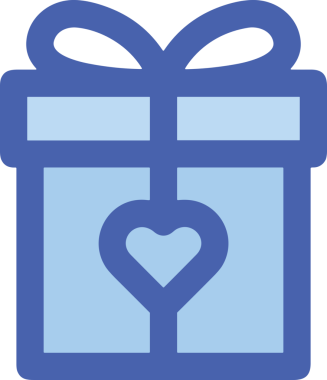 Hediye Kutusu Simgesi Simgesi PNG Yüksek Çözünürlük Şeffaf Arkaplan Vektörü İllüstrasyonu Doğum Günü Yıldönümü Yıldönümü Hediye Paketi Düz Tasarım Dijital Sanat Grafik İndirmesi