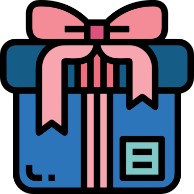 Hediye Kutusu Simgesi Simgesi PNG Yüksek Çözünürlük Şeffaf Arkaplan Vektörü İllüstrasyonu Doğum Günü Yıldönümü Yıldönümü Hediye Paketi Düz Tasarım Dijital Sanat Grafik İndirmesi