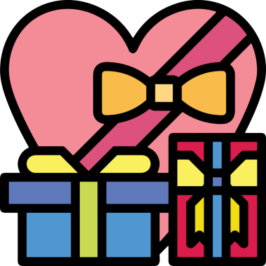 Hediye Kutusu Simgesi Simgesi PNG Yüksek Çözünürlük Şeffaf Arkaplan Vektörü İllüstrasyonu Doğum Günü Yıldönümü Yıldönümü Hediye Paketi Düz Tasarım Dijital Sanat Grafik İndirmesi