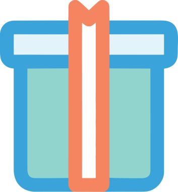 Hediye Kutusu Simgesi Simgesi PNG Yüksek Çözünürlük Şeffaf Arkaplan Vektörü İllüstrasyonu Doğum Günü Yıldönümü Yıldönümü Hediye Paketi Düz Tasarım Dijital Sanat Grafik İndirmesi