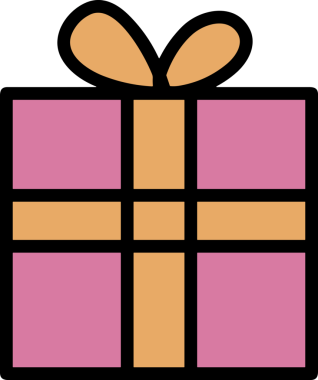 Hediye Kutusu Simgesi Simgesi PNG Yüksek Çözünürlük Şeffaf Arkaplan Vektörü İllüstrasyonu Doğum Günü Yıldönümü Yıldönümü Hediye Paketi Düz Tasarım Dijital Sanat Grafik İndirmesi