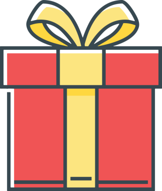 Hediye Kutusu Simgesi Simgesi PNG Yüksek Çözünürlük Şeffaf Arkaplan Vektörü İllüstrasyonu Doğum Günü Yıldönümü Yıldönümü Hediye Paketi Düz Tasarım Dijital Sanat Grafik İndirmesi