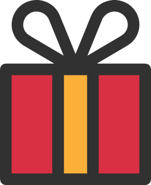 Hediye Kutusu Simgesi Simgesi PNG Yüksek Çözünürlük Şeffaf Arkaplan Vektörü İllüstrasyonu Doğum Günü Yıldönümü Yıldönümü Hediye Paketi Düz Tasarım Dijital Sanat Grafik İndirmesi