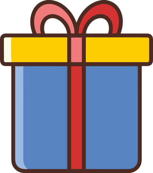 Hediye Kutusu Simgesi Simgesi PNG Yüksek Çözünürlük Şeffaf Arkaplan Vektörü İllüstrasyonu Doğum Günü Yıldönümü Yıldönümü Hediye Paketi Düz Tasarım Dijital Sanat Grafik İndirmesi