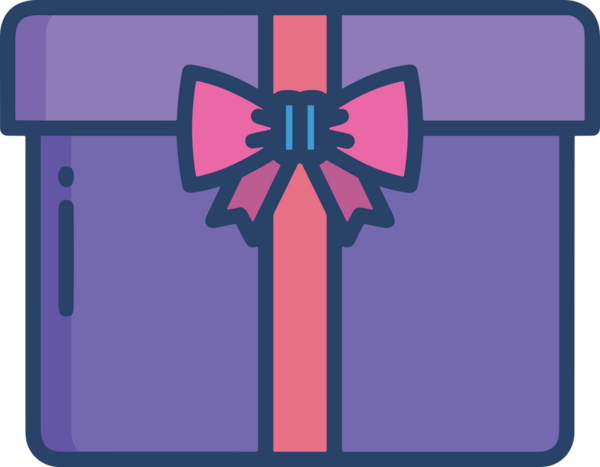 Hediye Kutusu Simgesi Simgesi PNG Yüksek Çözünürlük Şeffaf Arkaplan Vektörü İllüstrasyonu Doğum Günü Yıldönümü Yıldönümü Hediye Paketi Düz Tasarım Dijital Sanat Grafik İndirmesi