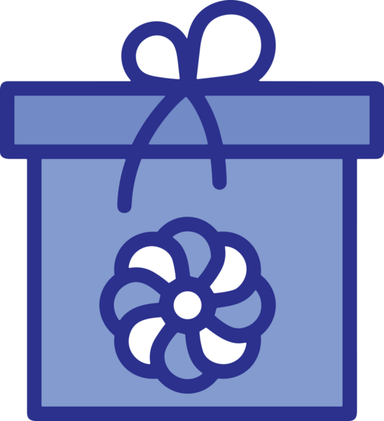 Hediye Kutusu Simgesi Simgesi PNG Yüksek Çözünürlük Şeffaf Arkaplan Vektörü İllüstrasyonu Doğum Günü Yıldönümü Yıldönümü Hediye Paketi Düz Tasarım Dijital Sanat Grafik İndirmesi