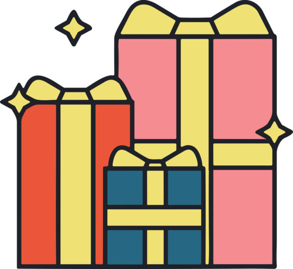 Hediye Kutusu Simgesi Simgesi PNG Yüksek Çözünürlük Şeffaf Arkaplan Vektörü İllüstrasyonu Doğum Günü Yıldönümü Yıldönümü Hediye Paketi Düz Tasarım Dijital Sanat Grafik İndirmesi