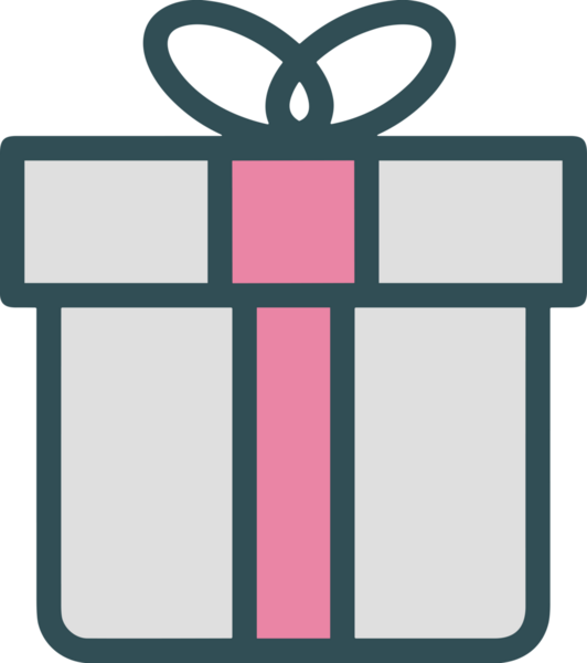 Hediye Kutusu Simgesi Simgesi PNG Yüksek Çözünürlük Şeffaf Arkaplan Vektörü İllüstrasyonu Doğum Günü Yıldönümü Yıldönümü Hediye Paketi Düz Tasarım Dijital Sanat Grafik İndirmesi