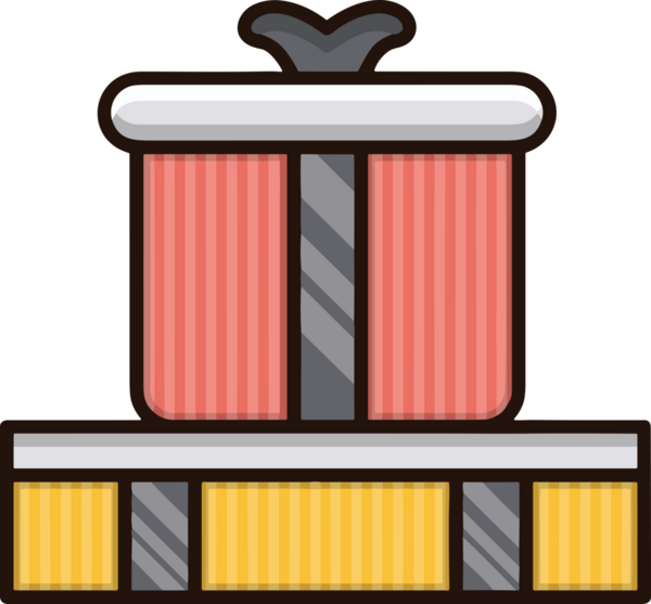 Hediye Kutusu Simgesi Simgesi PNG Yüksek Çözünürlük Şeffaf Arkaplan Vektörü İllüstrasyonu Doğum Günü Yıldönümü Yıldönümü Hediye Paketi Düz Tasarım Dijital Sanat Grafik İndirmesi