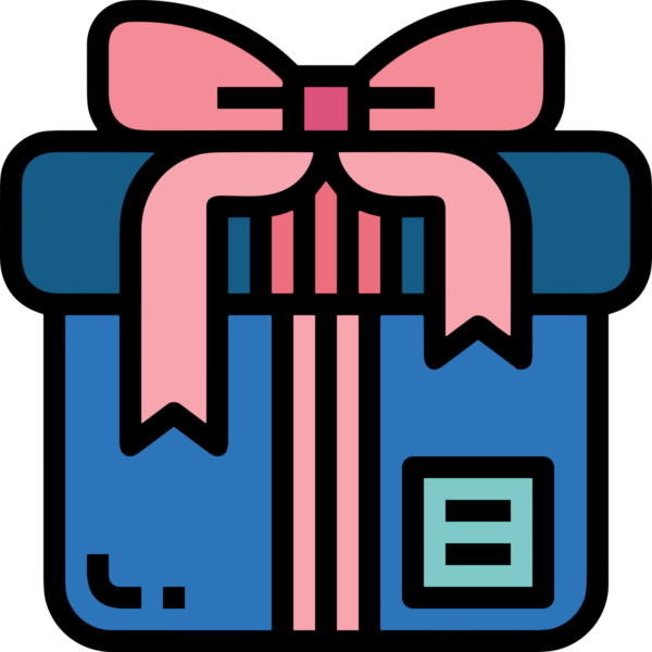 Hediye Kutusu Simgesi Simgesi PNG Yüksek Çözünürlük Şeffaf Arkaplan Vektörü İllüstrasyonu Doğum Günü Yıldönümü Yıldönümü Hediye Paketi Düz Tasarım Dijital Sanat Grafik İndirmesi