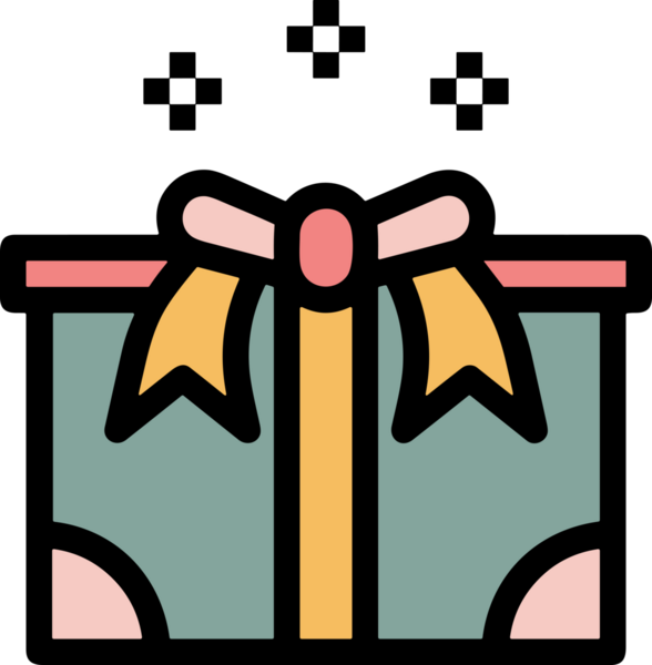 Hediye Kutusu Simgesi Simgesi PNG Yüksek Çözünürlük Şeffaf Arkaplan Vektörü İllüstrasyonu Doğum Günü Yıldönümü Yıldönümü Hediye Paketi Düz Tasarım Dijital Sanat Grafik İndirmesi