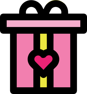 Hediye Kutusu Simgesi Simgesi PNG Yüksek Çözünürlük Şeffaf Arkaplan Vektörü İllüstrasyonu Doğum Günü Yıldönümü Yıldönümü Hediye Paketi Düz Tasarım Dijital Sanat Grafik İndirmesi