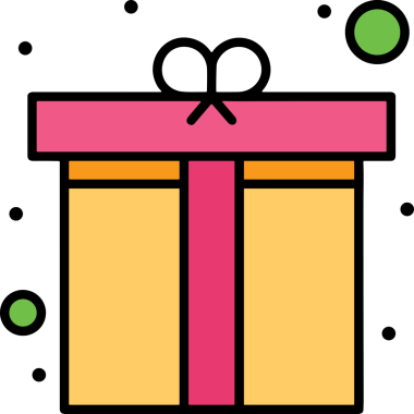 Hediye Kutusu Simgesi Simgesi PNG Yüksek Çözünürlük Şeffaf Arkaplan Vektörü İllüstrasyonu Doğum Günü Yıldönümü Yıldönümü Hediye Paketi Düz Tasarım Dijital Sanat Grafik İndirmesi