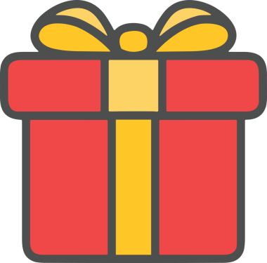 Hediye Kutusu Simgesi Simgesi PNG Yüksek Çözünürlük Şeffaf Arkaplan Vektörü İllüstrasyonu Doğum Günü Yıldönümü Yıldönümü Hediye Paketi Düz Tasarım Dijital Sanat Grafik İndirmesi