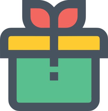 Hediye Kutusu Simgesi Simgesi PNG Yüksek Çözünürlük Şeffaf Arkaplan Vektörü İllüstrasyonu Doğum Günü Yıldönümü Yıldönümü Hediye Paketi Düz Tasarım Dijital Sanat Grafik İndirmesi