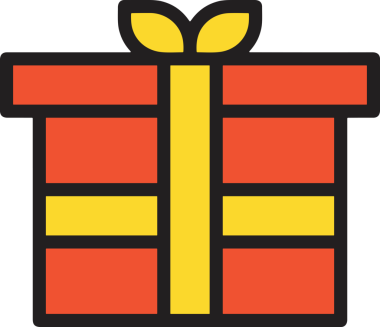 Hediye Kutusu Simgesi Simgesi PNG Yüksek Çözünürlük Şeffaf Arkaplan Vektörü İllüstrasyonu Doğum Günü Yıldönümü Yıldönümü Hediye Paketi Düz Tasarım Dijital Sanat Grafik İndirmesi