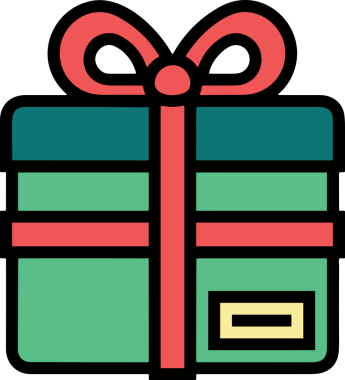 Hediye Kutusu Simgesi Simgesi PNG Yüksek Çözünürlük Şeffaf Arkaplan Vektörü İllüstrasyonu Doğum Günü Yıldönümü Yıldönümü Hediye Paketi Düz Tasarım Dijital Sanat Grafik İndirmesi