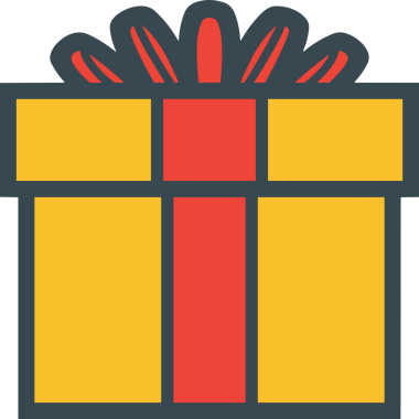 Hediye Kutusu Simgesi Simgesi PNG Yüksek Çözünürlük Şeffaf Arkaplan Vektörü İllüstrasyonu Doğum Günü Yıldönümü Yıldönümü Hediye Paketi Düz Tasarım Dijital Sanat Grafik İndirmesi