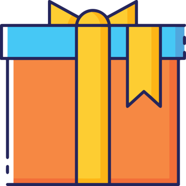 Hediye Kutusu Simgesi Simgesi PNG Yüksek Çözünürlük Şeffaf Arkaplan Vektörü İllüstrasyonu Doğum Günü Yıldönümü Yıldönümü Hediye Paketi Düz Tasarım Dijital Sanat Grafik İndirmesi