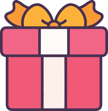 Hediye Kutusu Simgesi Simgesi PNG Yüksek Çözünürlük Şeffaf Arkaplan Vektörü İllüstrasyonu Doğum Günü Yıldönümü Yıldönümü Hediye Paketi Düz Tasarım Dijital Sanat Grafik İndirmesi