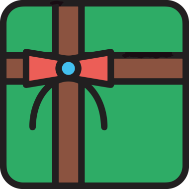 Hediye Kutusu Simgesi Simgesi PNG Yüksek Çözünürlük Şeffaf Arkaplan Vektörü İllüstrasyonu Doğum Günü Yıldönümü Yıldönümü Hediye Paketi Düz Tasarım Dijital Sanat Grafik İndirmesi