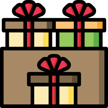 Hediye Kutusu Simgesi Simgesi PNG Yüksek Çözünürlük Şeffaf Arkaplan Vektörü İllüstrasyonu Doğum Günü Yıldönümü Yıldönümü Hediye Paketi Düz Tasarım Dijital Sanat Grafik İndirmesi