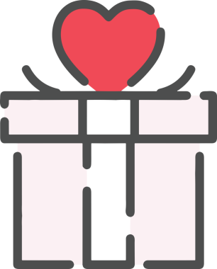 Hediye Kutusu Simgesi Simgesi PNG Yüksek Çözünürlük Şeffaf Arkaplan Vektörü İllüstrasyonu Doğum Günü Yıldönümü Yıldönümü Hediye Paketi Düz Tasarım Dijital Sanat Grafik İndirmesi