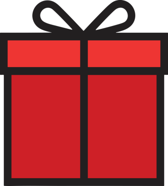 Hediye Kutusu Simgesi Simgesi PNG Yüksek Çözünürlük Şeffaf Arkaplan Vektörü İllüstrasyonu Doğum Günü Yıldönümü Yıldönümü Hediye Paketi Düz Tasarım Dijital Sanat Grafik İndirmesi