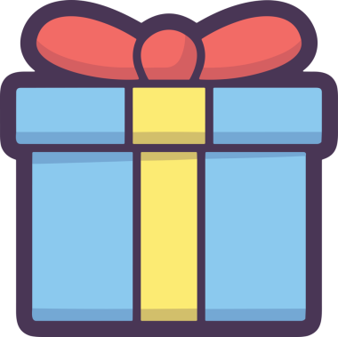 Hediye Kutusu Simgesi Simgesi PNG Yüksek Çözünürlük Şeffaf Arkaplan Vektörü İllüstrasyonu Doğum Günü Yıldönümü Yıldönümü Hediye Paketi Düz Tasarım Dijital Sanat Grafik İndirmesi