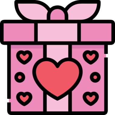 Hediye Kutusu Simgesi Simgesi PNG Yüksek Çözünürlük Şeffaf Arkaplan Vektörü İllüstrasyonu Doğum Günü Yıldönümü Yıldönümü Hediye Paketi Düz Tasarım Dijital Sanat Grafik İndirmesi