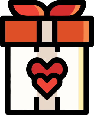 Hediye Kutusu Simgesi Simgesi PNG Yüksek Çözünürlük Şeffaf Arkaplan Vektörü İllüstrasyonu Doğum Günü Yıldönümü Yıldönümü Hediye Paketi Düz Tasarım Dijital Sanat Grafik İndirmesi