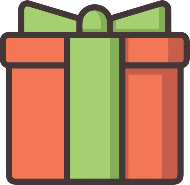 Hediye Kutusu Simgesi Simgesi PNG Yüksek Çözünürlük Şeffaf Arkaplan Vektörü İllüstrasyonu Doğum Günü Yıldönümü Yıldönümü Hediye Paketi Düz Tasarım Dijital Sanat Grafik İndirmesi