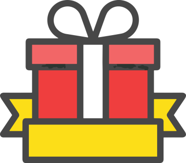 Hediye Kutusu Simgesi Simgesi PNG Yüksek Çözünürlük Şeffaf Arkaplan Vektörü İllüstrasyonu Doğum Günü Yıldönümü Yıldönümü Hediye Paketi Düz Tasarım Dijital Sanat Grafik İndirmesi