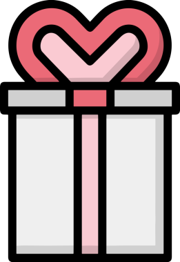 Hediye Kutusu Simgesi Simgesi PNG Yüksek Çözünürlük Şeffaf Arkaplan Vektörü İllüstrasyonu Doğum Günü Yıldönümü Yıldönümü Hediye Paketi Düz Tasarım Dijital Sanat Grafik İndirmesi