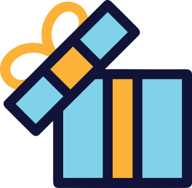 Hediye Kutusu Simgesi Simgesi PNG Yüksek Çözünürlük Şeffaf Arkaplan Vektörü İllüstrasyonu Doğum Günü Yıldönümü Yıldönümü Hediye Paketi Düz Tasarım Dijital Sanat Grafik İndirmesi