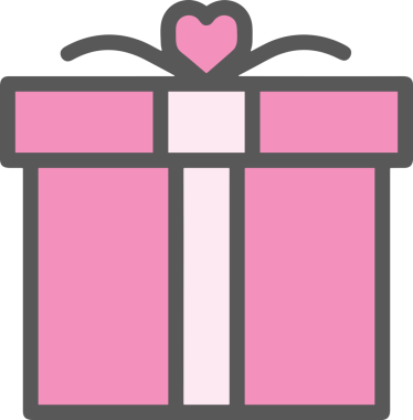 Hediye Kutusu Simgesi Simgesi PNG Yüksek Çözünürlük Şeffaf Arkaplan Vektörü İllüstrasyonu Doğum Günü Yıldönümü Yıldönümü Hediye Paketi Düz Tasarım Dijital Sanat Grafik İndirmesi