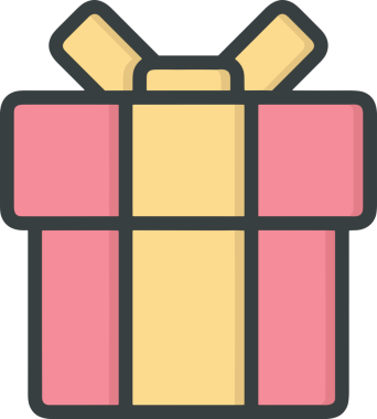 Hediye Kutusu Simgesi Simgesi PNG Yüksek Çözünürlük Şeffaf Arkaplan Vektörü İllüstrasyonu Doğum Günü Yıldönümü Yıldönümü Hediye Paketi Düz Tasarım Dijital Sanat Grafik İndirmesi