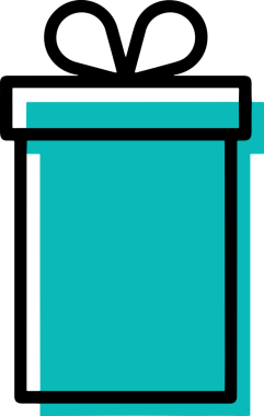 Hediye Kutusu Simgesi Simgesi PNG Yüksek Çözünürlük Şeffaf Arkaplan Vektörü İllüstrasyonu Doğum Günü Yıldönümü Yıldönümü Hediye Paketi Düz Tasarım Dijital Sanat Grafik İndirmesi