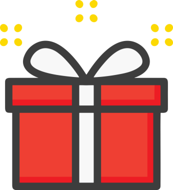 Hediye Kutusu Simgesi Simgesi PNG Yüksek Çözünürlük Şeffaf Arkaplan Vektörü İllüstrasyonu Doğum Günü Yıldönümü Yıldönümü Hediye Paketi Düz Tasarım Dijital Sanat Grafik İndirmesi