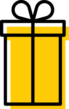 Hediye Kutusu Simgesi Simgesi PNG Yüksek Çözünürlük Şeffaf Arkaplan Vektörü İllüstrasyonu Doğum Günü Yıldönümü Yıldönümü Hediye Paketi Düz Tasarım Dijital Sanat Grafik İndirmesi